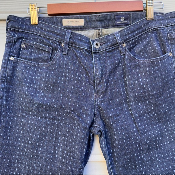 AG The Stevie Ankle Slim Straight Ankle Dot Size 30 - Picture 2 of 9